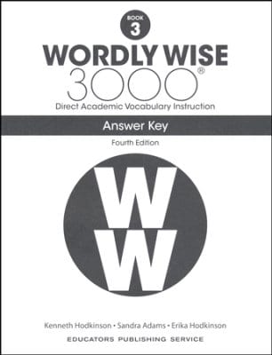 Wordly Wise 3000 (4th Edition) Grade 3 Key Grade 3 Curriculum Express
