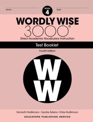 Wordly Wise 3000 (4th Edition) Grade 4 Tests English Curriculum Express