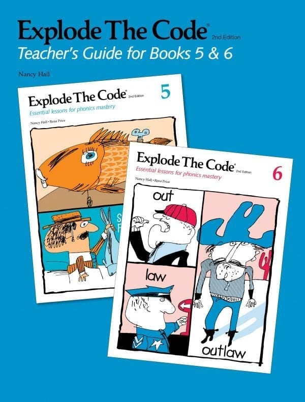Explode The Code Teacher’s Guide for Books 5 & 6 EPS-Explode The Code Curriculum Express