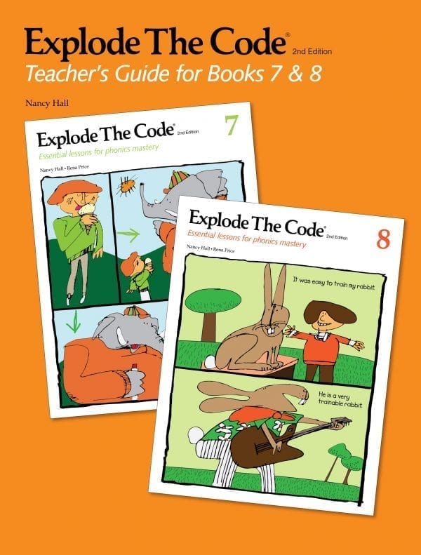 Explode The Code Teacher’s Guide for Books 7 & 8 EPS-Explode The Code Curriculum Express