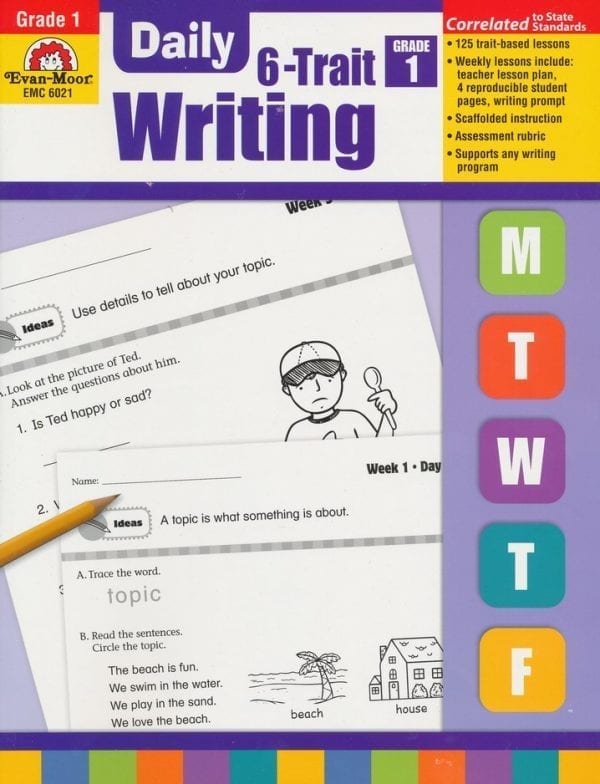 Daily 6-Trait Writing, Grade 1 from Evan-Moor Clearance Curriculum Express