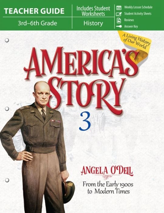 America’s Story 3 Teacher Guide from Master Books Paperback Curriculum Express