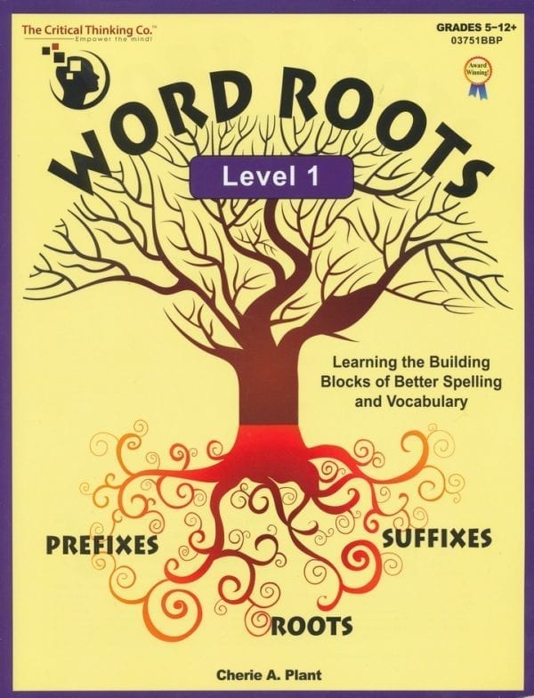 Word Roots Level 1 from The Critical Thinking Company Workbook Curriculum Express