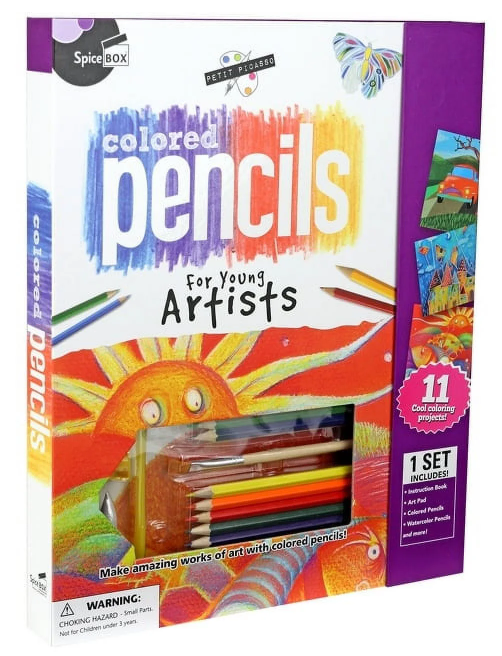 Colored Pencils for Young Artists Kit from Spice Box Art Curriculum Express