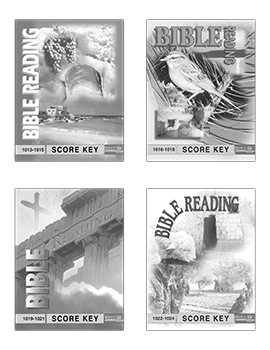 2nd Grade Bible Reading Answer Key Set by ACE School of Tomorrow