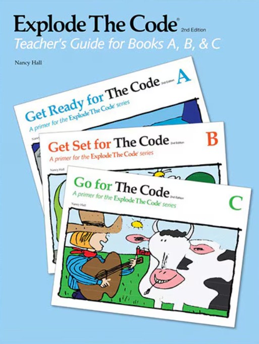Explode the Code, Teacher's Guide for Books A,B,C from EPS Learning