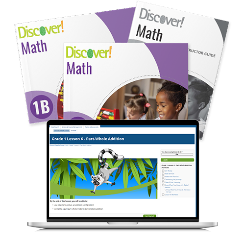 *Discover! Math 1st Grade Blended Set Blended Curriculum Express