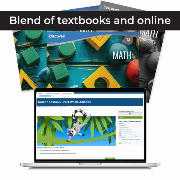 Discover! Math 1st Grade Blended Set
