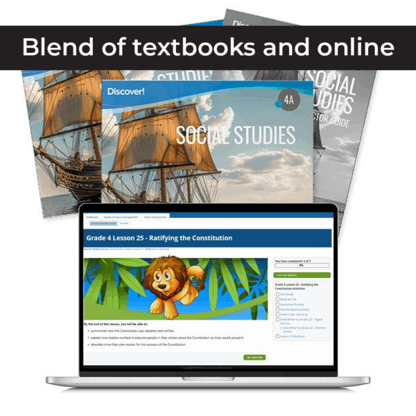 Discover! Social Studies 4th Grade Blended Set