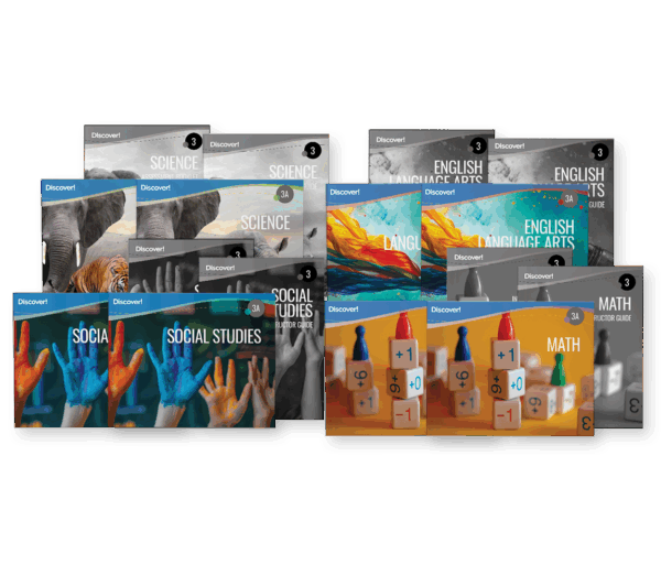 Discover! 3rd Grade 4-Subject Set