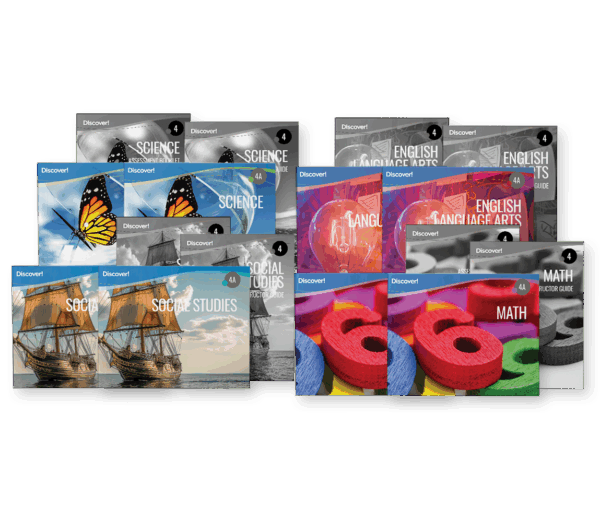 Discover! 4th Grade 4-Subject Set