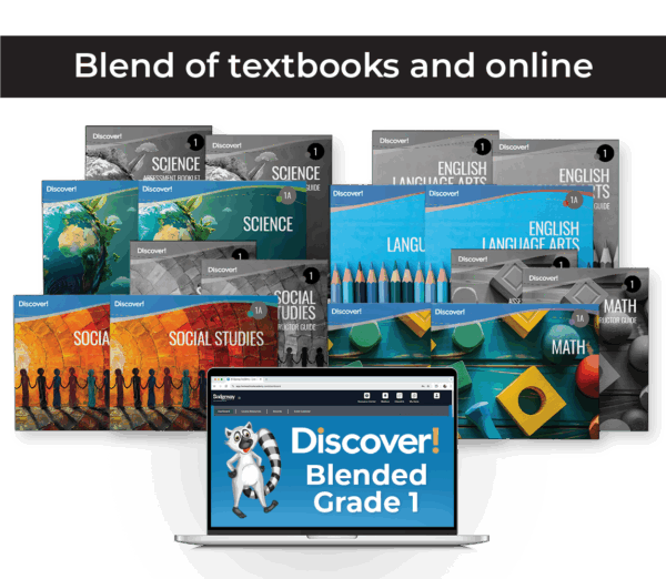 Discover! 1st Grade Blended 4-Subject Set