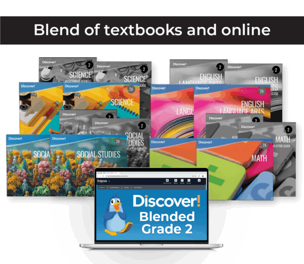 Discover! 2nd Grade Blended 4-Subject Set