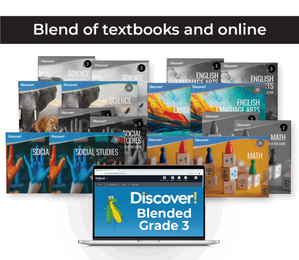 Discover! 3rd Grade Blended 4-Subject Set