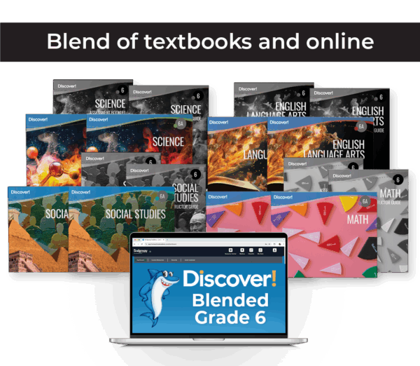 Discover! 6th Grade Blended 4-Subject Set