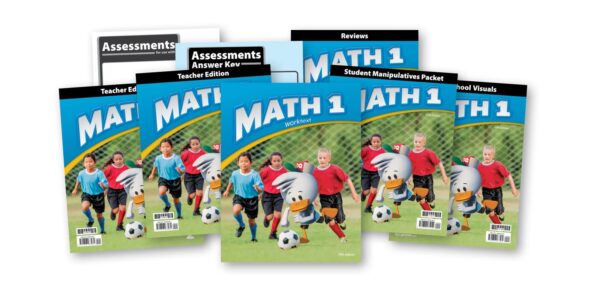 1st Grade Math Textbook Kit from BJU Press