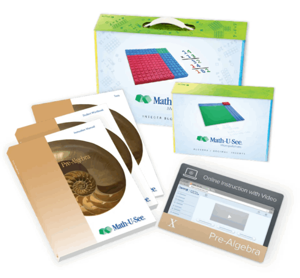 Pre-Algebra Set from Math-U-See